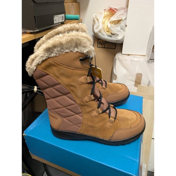 Columbia Ice Maiden II BK1581-288 Womens Elk Black Lace Up Snow Boots Size 10 - Picture 3 of 6